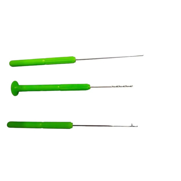 Набір короповий: голка, свердло МЕТАЛ.РУЧКА Needle Combo Set GZ-01