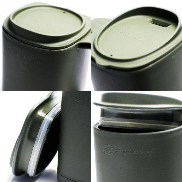 Термокухоль RidgeMonkey ThermoMug Gunmetal Grey 400ml