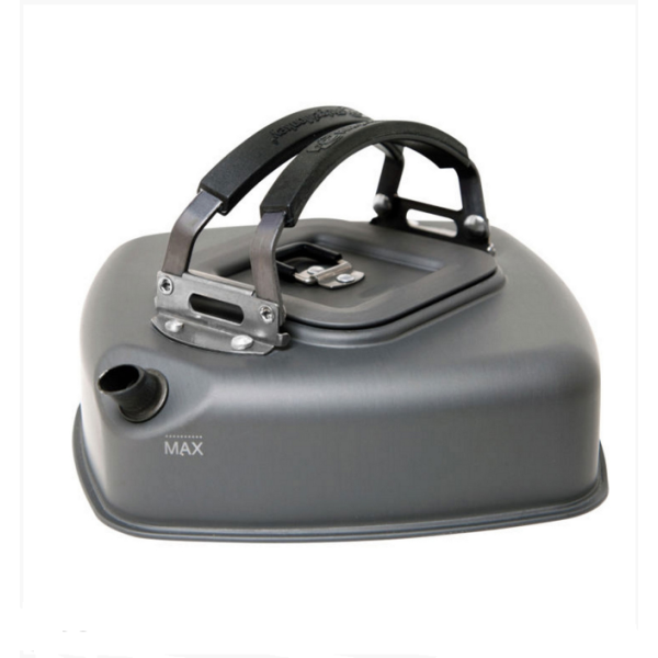 Чайник туристичний RidgeMonkey Square Large Kettle 1.1 л алюмінієвий для кемпінгу, риболовлі та походів