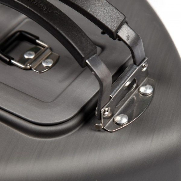 Чайник туристичний RidgeMonkey Square Kettle Small 0.5 л алюмінієвий компактний похідний для кемпінгу риболовлі