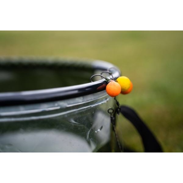 Ведро мягкое RidgeMonkey Perspective Collapsible Bucket 10 л, прозрачное, складное, прочное, для воды, прикорм