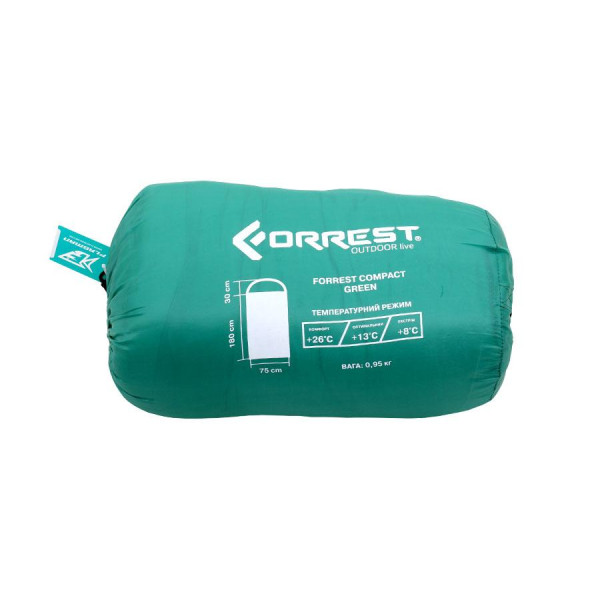 Спальный мешок Forrest Compact Green