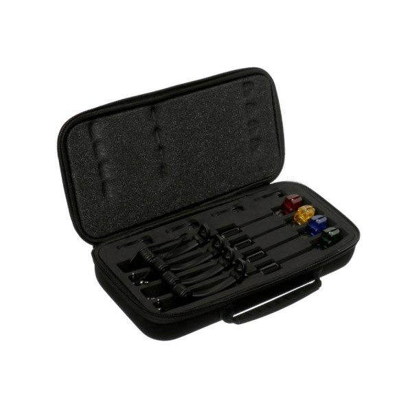 Набор свингеров Carp Pro Escol – чувствительные, механические, карповые, с LED, с регулируемым грузом, 4 цвета