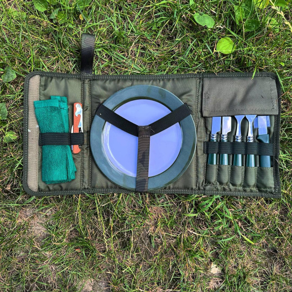 Туристический набор посуды Carp Pro Dinner Set на 2-х персон в чехле