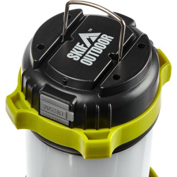Бюджетный качественный фонарь кемпинговый SKIF Outdoor Buster к:black/green