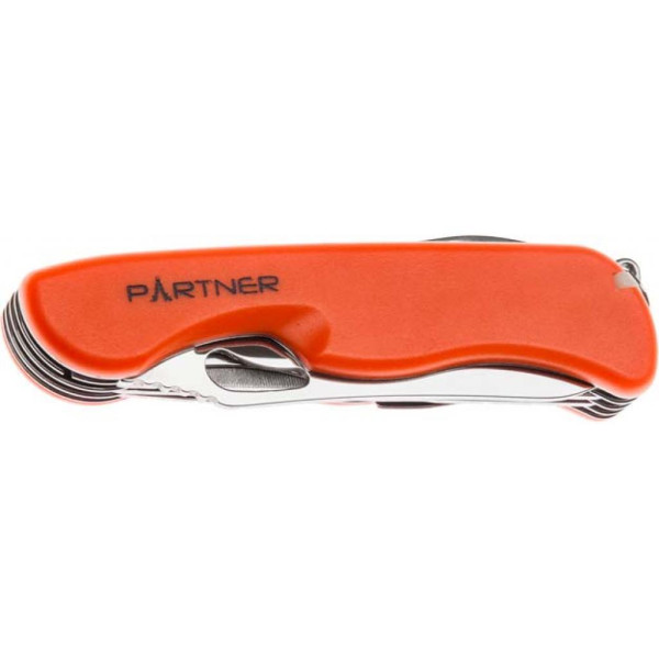 Нож мультитул многофункциональный складной PARTNER HH062014110OR к:orange
