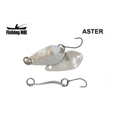 Блесна Fishing ROI Aster 4,8 г цвет 01 колеблющаяся для ловли окуня, щуки и форели, эффективна на стоячих и пр