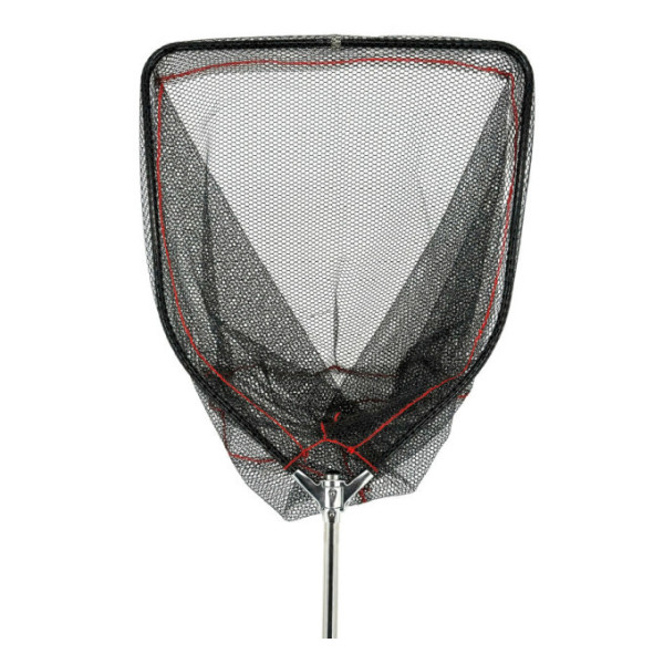 Подсак BREEZE HB033-607002 складной, каркасная пятиугольная голова 70 см, прорезиненная сетка, телескопическая