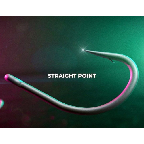 Крючок карповый RidgeMonkey Ape-X Straight Point Barbed size 8