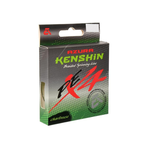 Безынерционная спиннинговая катушка Azura Kenshin 2500SS с алюминиевой шпулей + плетеный шнур Azura Kenshin PE