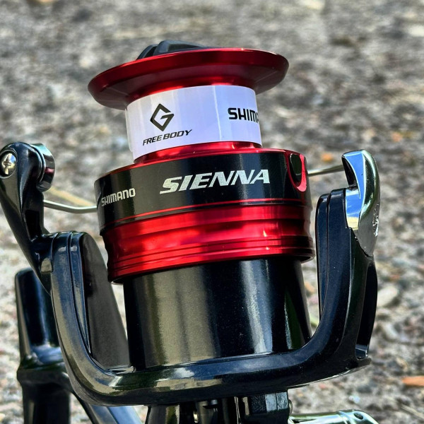 Спиннинговая катушка Shimano Sienna 4000 FG, 3+1 подшипник, алюминиевая шпуля AR-C Spool, передний фрикцион