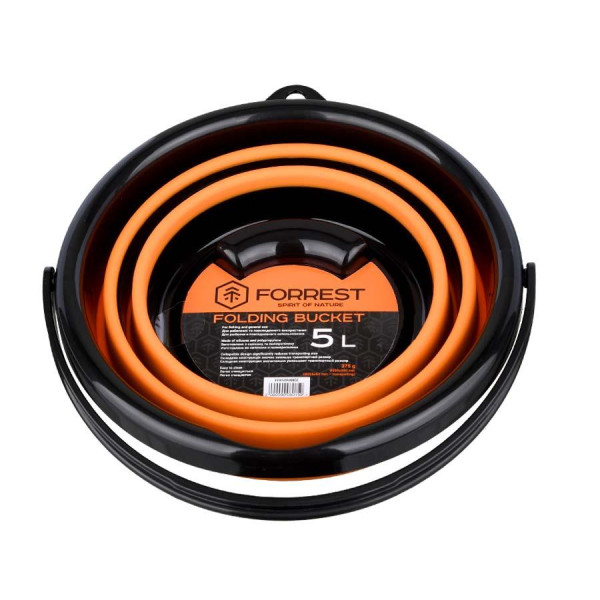 Відро для води складане Forrest Folding Bucket Orange 5 л