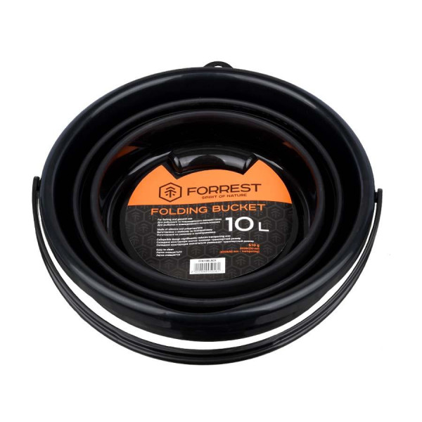 Ведро для воды складное Forrest Folding Bucket Black 10л