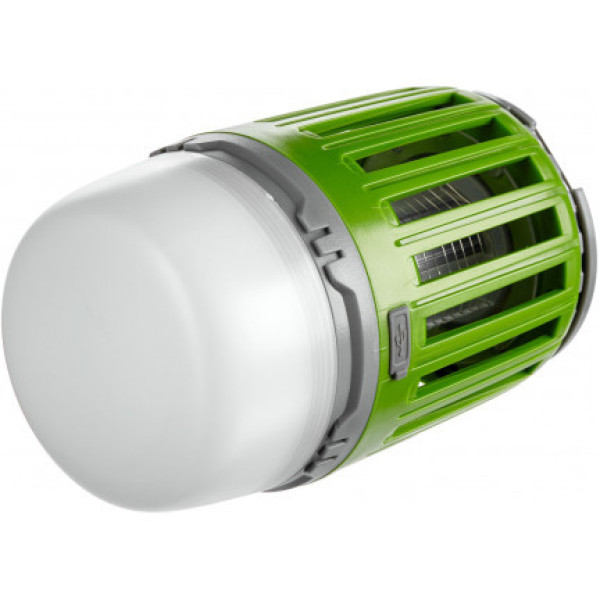 Ліхтар кемпінговий Skif Outdoor Green Basket, 2 режими, фумігатор, карабін, USB-зарядка