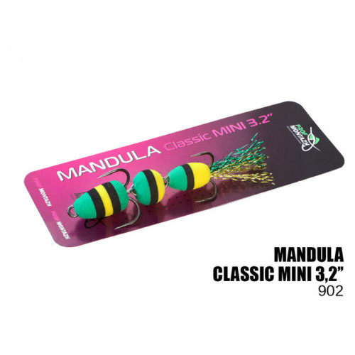Мандула ProfMontazh Classic Mini 3,2" condone902, приманка на щуку, судака, окуня та сома, міцна, надійна