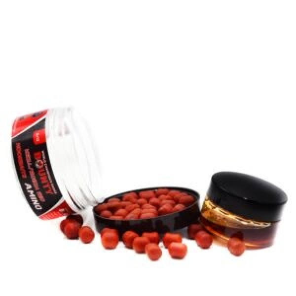 Бойли насадочні в діпі серія "AMINO" "KRILL / ROBIN RED"
