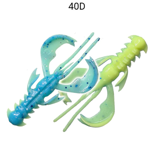 Силикон Crazy Fish Nimble 3.2" — съедобный рак с активными клешнями, 72-80-40d-6-F, для ловли хищной рыбы, кал