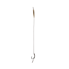 Готовий повідець Carp Pro Sinking Braid 30 lb x8 Curved Shank №8