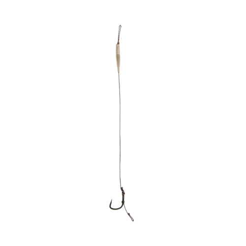 Готовый поводок Carp Pro Sinking Braid x8 30lb с крючком Wide Gape №4