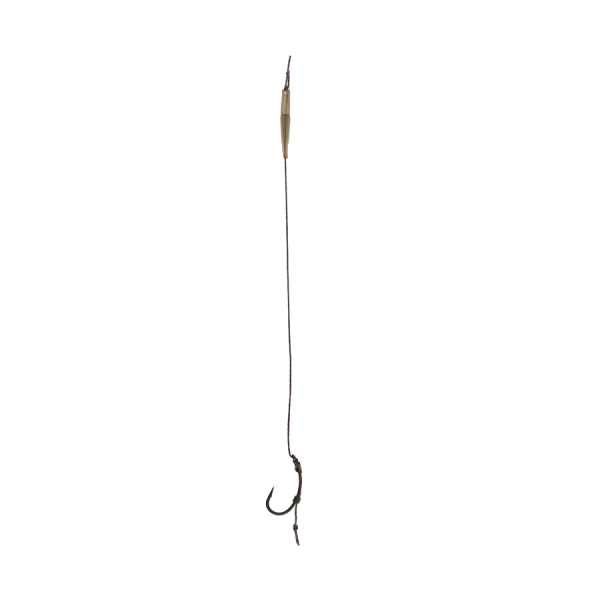 Готовый поводок Carp Pro Sinking Braid 30 lb x8 Curved Shank №6