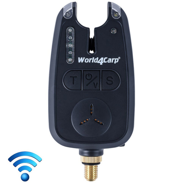 Сигнализатор поклевки (c привязкой) синий (blue) World4Carp FA212 красный (red)
