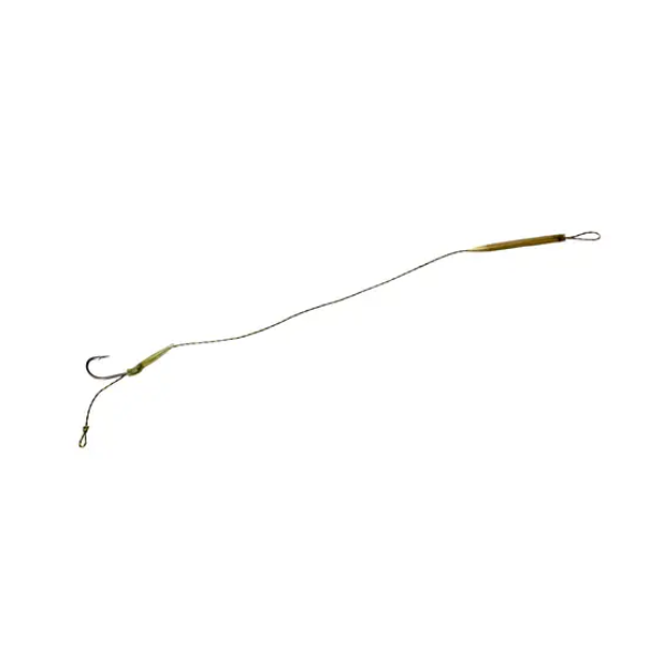 CARP PRO готовий поводок 25 LB з гачком No6 Long Shank-Aligner