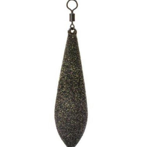 Грузило Brain Long Cast текстурное покрытие "Camo Black" 140g