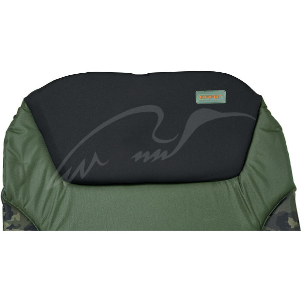 Розкладачка Brain Flat Badchair XL для риболовлі, міцна, регульовані ніжки, компактна, зносостійка тканина