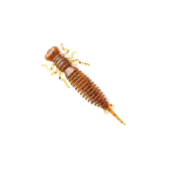 Силіконова приманка FANATIK Larva 2" колір 002, м’яка, уловиста, для окуня, щуки, судака, мікроджиг, джиг