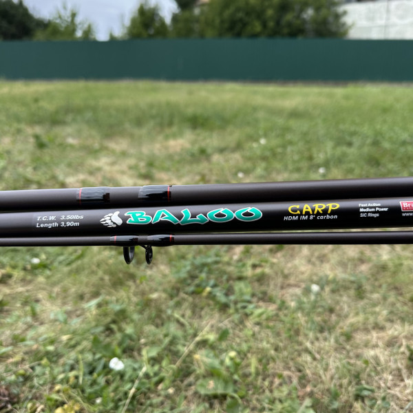 Коропове вудилище Baloo Carp 3.3 м 3.00 lbs, швидкий лад, EVA рукоятка, SIC кільця