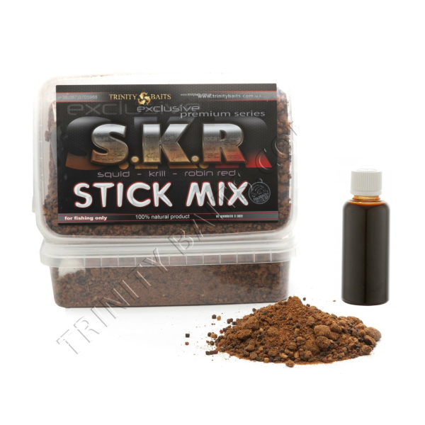 Стик-микс Trinity Baits SKR 400г+ ликвид 60мл