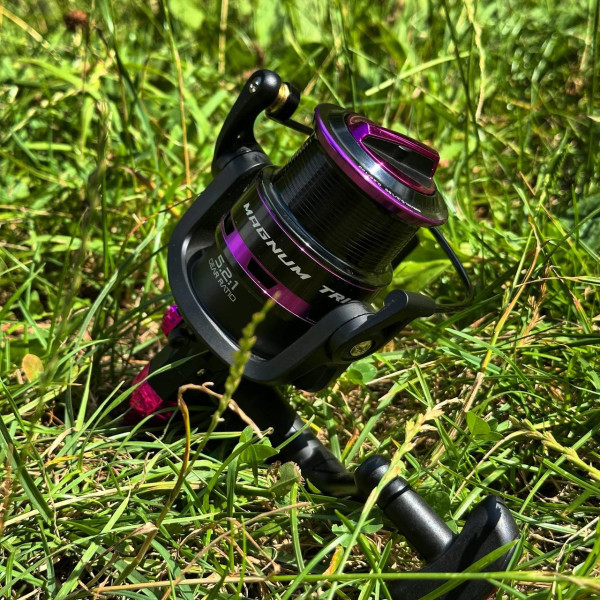 Катушка фидерная Magnum Trial Feeder 5000 3+1BB передний фрикцион лёгкая алюминиевая шпуля