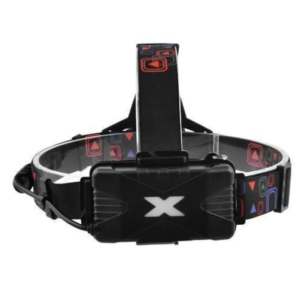 Фонарь налобный Police W602-T6+2XPE, ЗУ micro USB, 2x18650, zoom