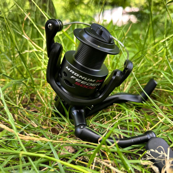 Катушка фидерная Flagman Magnum MOD Feeder 5000 1+1BB передний фрикцион лёгкая мощная для донной ловли