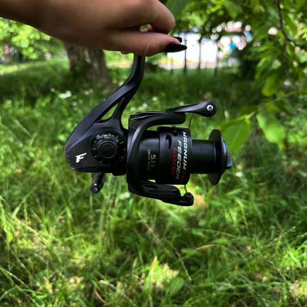 Катушка фидерная Flagman Magnum MOD Feeder 5000 1+1BB передний фрикцион лёгкая мощная для донной ловли