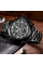 Часы на руку тактические AMST 3003C Black-Black Green Wristband универсальные, армейские, водонепроницаемие
