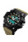 Чоловічий наручний годинник Skmei 1283 Black-Military Wristband стильний і практичний аксесуар для чоловіків