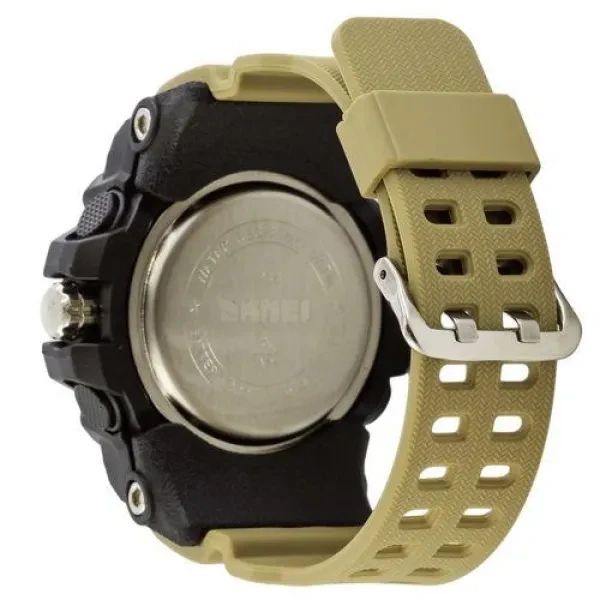 Чоловічий наручний годинник Skmei 1283 Black-Military Wristband стильний і практичний аксесуар для чоловіків