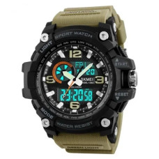 Мужские наручные часы Skmei 1283 Black-Military Wristband стильный и практичный аксессуар для мужчин