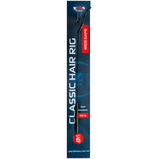 Готовий повідець World4Carp з волоссям CLASSIC hair rig, гачок WIDE GAPE No4