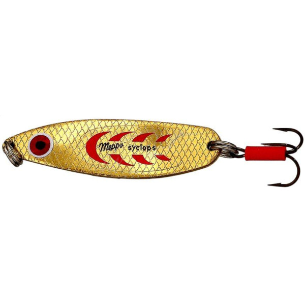 Блешня MEPPS SYCLOPS Gold/Red #1 12.0гр-bc
