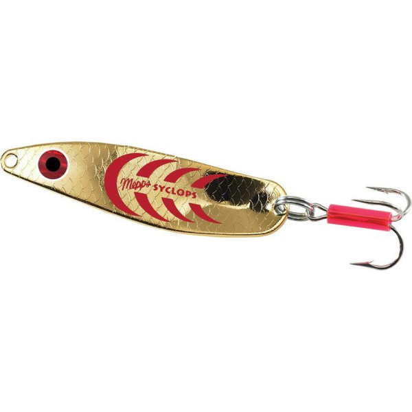Блешня MEPPS SYCLOPS Gold/Red #1 12.0гр-bc