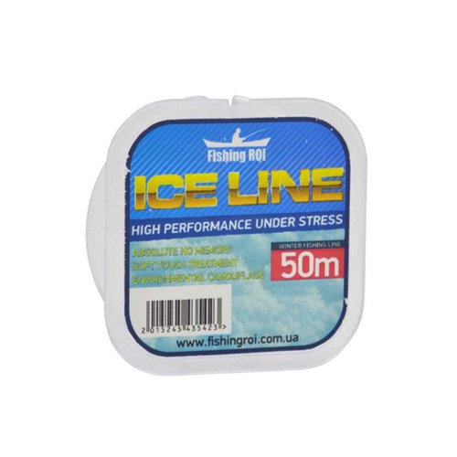 Волосінь Fishing ROI ICE LINE d=0.105mm 1.2kg 50m