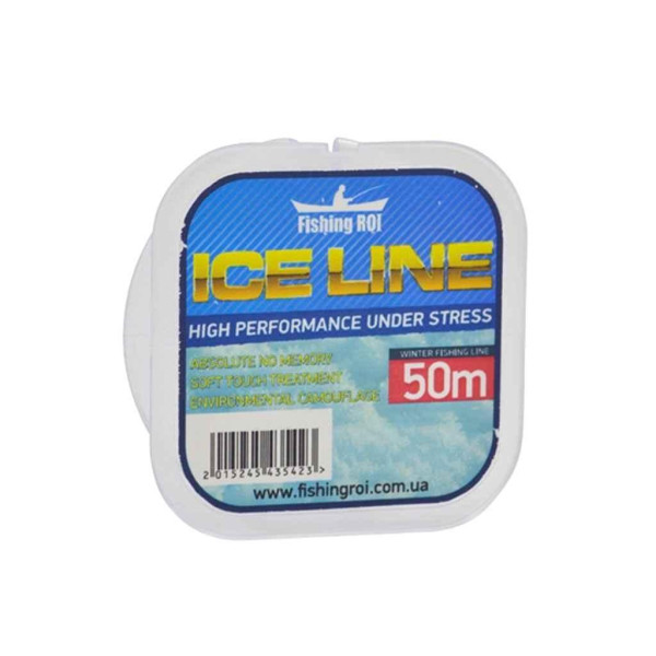 Волосінь Fishing ROI ICE LINE d=0.105mm 1.2kg 50m
