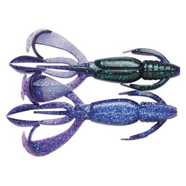 Силиконовая приманка Keitech Crazy Flapper 3.6" (7 шт/уп) к:408 Electric June Bug – мягкая, съедобная, активна
