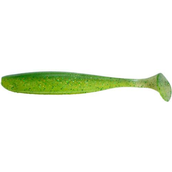 Силиконовая приманка Keitech Easy Shiner 2" (12 шт) к.424 Lime Chartreuse – минноу, съедобная, универсальная,