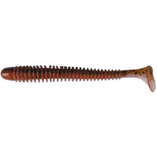 Силіконова приманка Keitech Swing Impact 3" 10 шт/уп Red Crawdad, віброхвіст, м’який їстівний силікон для щуки, окуня, судака