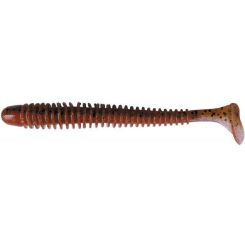 Силіконова приманка Keitech Swing Impact 3" 10 шт/уп Red Crawdad, віброхвіст, м’який їстівний силікон для щуки, окуня, судака
