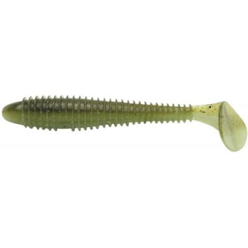 Силиконовая приманка Keitech Swing Impact FAT 3.8" (6 шт/уп) к:400 Ayu – мягкий виброхвост, съедобная, для лов