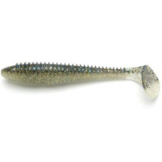 Силиконовая приманка Keitech Swing Impact FAT 3.8" 6 шт/уп Bluegill Flash, виброхвост, мягкий съедобный силико